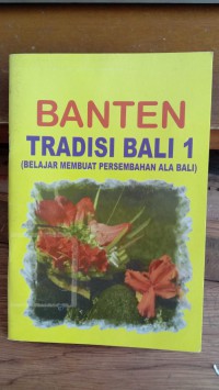 Image of Banten Tradisi Bali 1